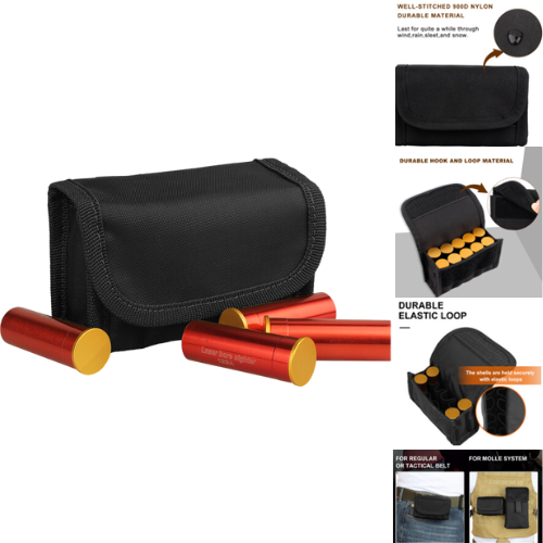 Patrol 10 Round Shotgun Shotshell Holder Molle Pouch for 12 & 20 Gauge - Black