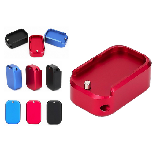 Patrol IPSC Magazine Extension Base - Red - Glock 17 22 23 24 26 27 31 35