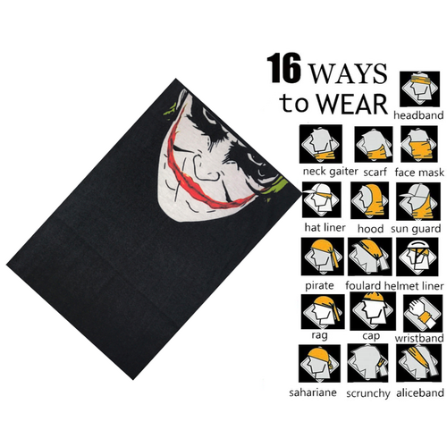 Patrol Adults Tube Scarf / Balaclava / Neck Warmer - The Joker