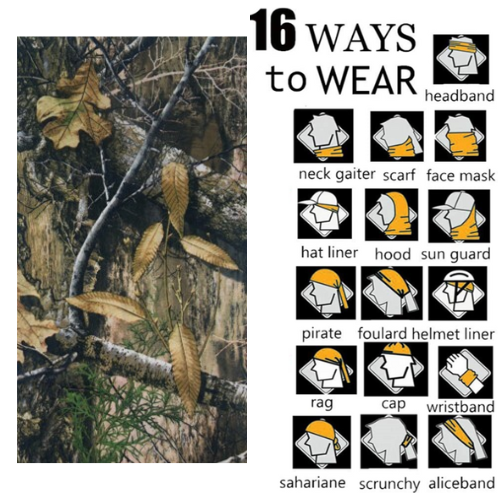 Patrol Adults Hunting Tube Scarf / Balaclava / Neck Warmer - Realtree Camo