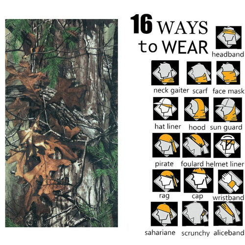 Patrol Adults Hunting Tube Scarf / Balaclava / Neck Warmer - Realtree Camo 2