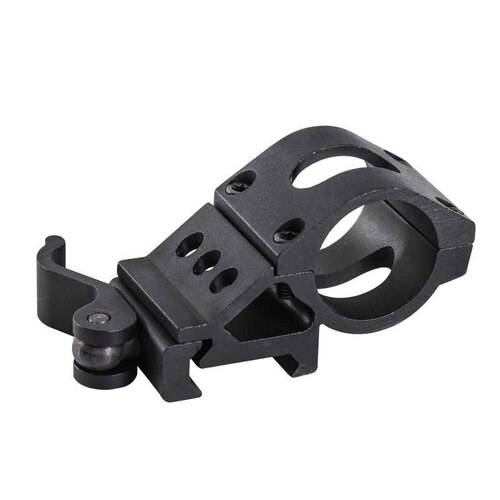 Patrol Quick Release 45 Degree Offset 1"/ 25.4mm Rifle Picatinny Rail Mount for Torch, Flashlight or Laser
