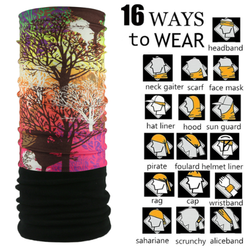 Patrol Adults Polar Fleece Tube Scarf / Balaclava / Neck Warmer - Autumn Field