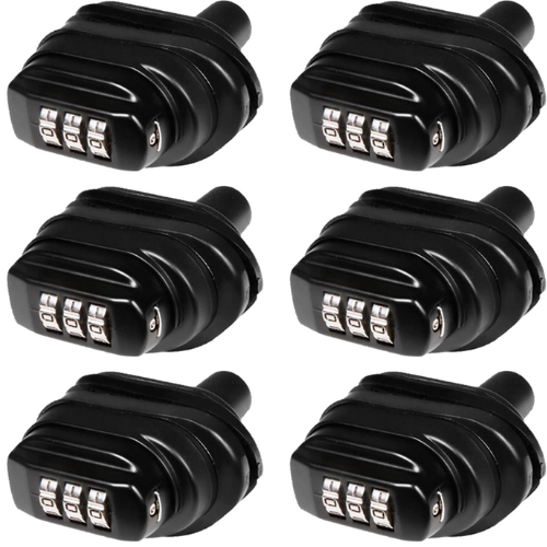 Patrol 3-Dial Combination Firearm Trigger Lock 6 Pack - PAT-TL02-6PK
