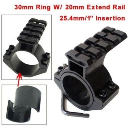 25.4mm/30mm Ring Scope Barrel Mount Fit 20mm Rail For Laser Flashlight 