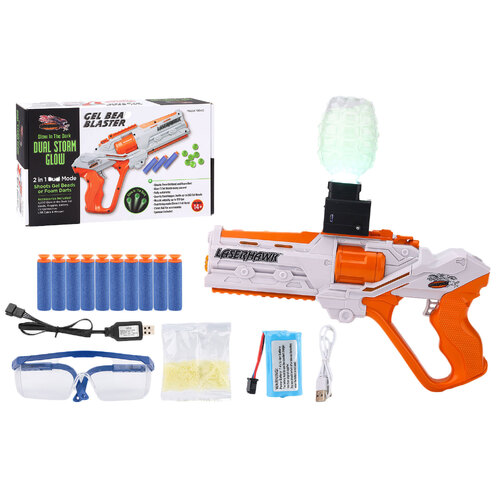 Marksman Laserhawk Dual Storm Gel Blaster w Glow Balls - PB-GB-L1964G