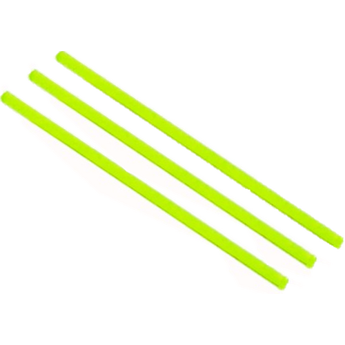 Patrol Replacement Fibre Optic Rod for Pistol, Rifle & Shotgun Sights - Green - 1mm Diameter 3 Pack - PFBO-10G3PK