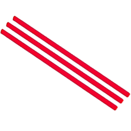 Patrol Replacement Fibre Optic Rod for Pistol, Rifle & Shotgun Sights - Red - 1mm Diameter 3 Pack - PFBO-10R3PK