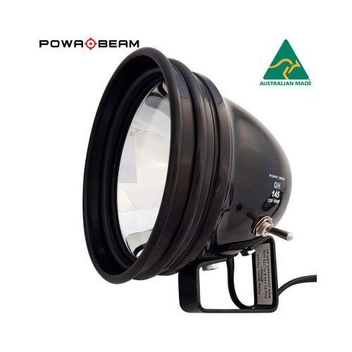 Powa Beam 145mm QH 100W Spotlight with Bracket - PL145WB