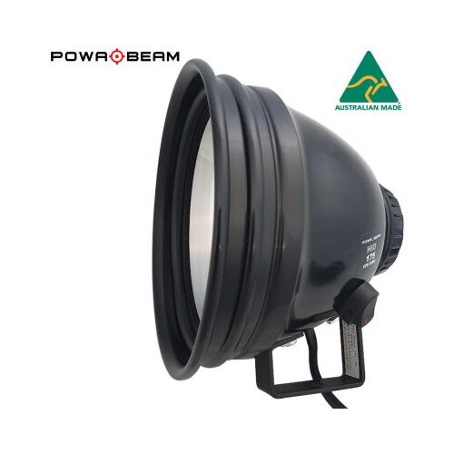 Powa Beam 175mm/7" HID Spotlight with Bracket - PL175WBHID-55