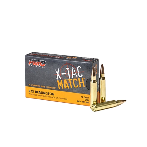 PMC 223 Remington 77GR OTM X-TAC Match 20 Round Pack - 223XM