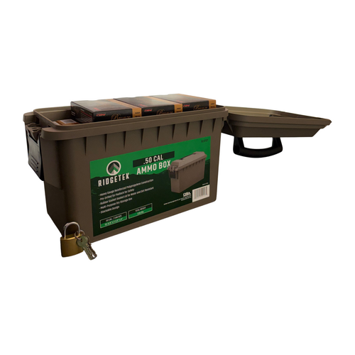PMC 308 Win 150gr SP Bronze 500rd Bundle + Free Ridgetek .50Cal Ammo Box