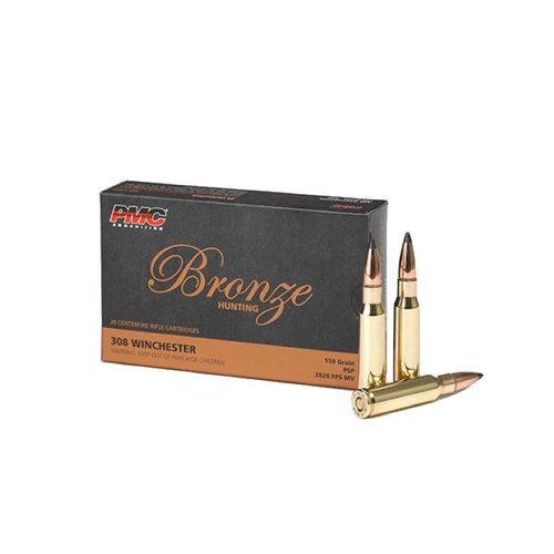 PMC 308 Winchester 150 Grain SP Bronze Line 20 Round Pack - 308SP