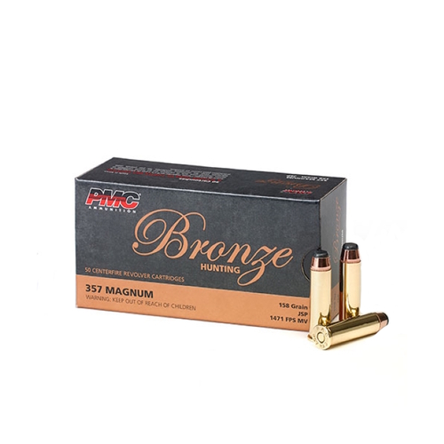 PMC 357 Magnum 158 Grain JSP 50 Round Pack - 357A