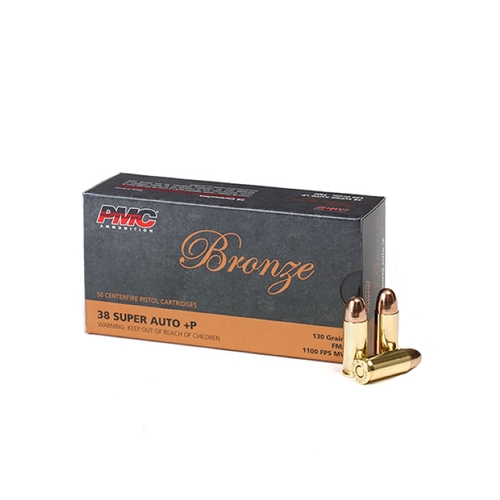 PMC 38 Super+P 130GR FMJ 50 Round Pack - 38SA