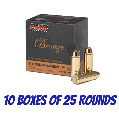PMC 44 Remington Magnum 240 Grain TCSP 250 Round Pack - 44D
