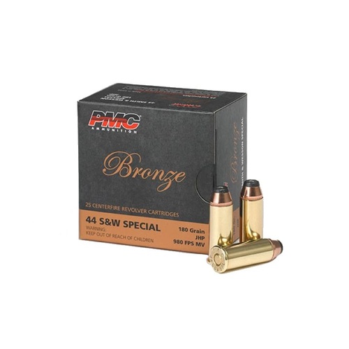 PMC 44 S&W 190 Grain JHP Ammunition 25 Pack  - PMC44SB
