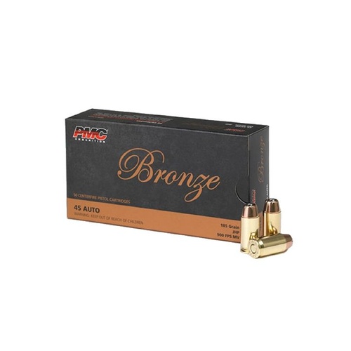 PMC 45 Auto 185 Grain  JHP Ammunition - 50 Pack - PMC45B
