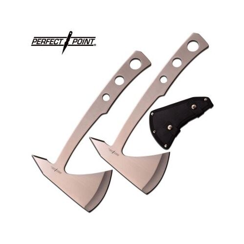 Perfect Point Outdoor 9.5 Inch Throwing Axes Set - 2 Pack