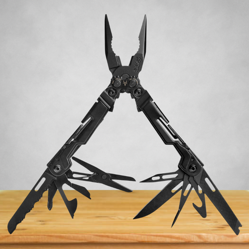 SOG PowerPint Multi-Tool in Black with 18 Tools - PP1002-CP 