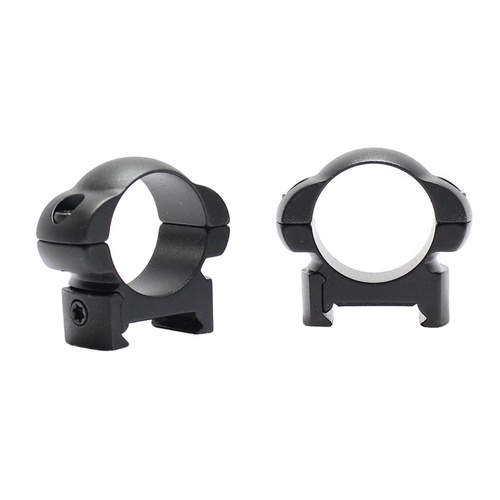 Pecar Optics 1" Rings Low Weaver Style Steel - PR-1L-WS