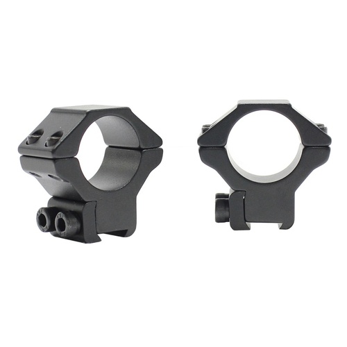 Pecar Optics 1" Tactical Rings Medium 3/8 Dovetail Alloy - PR-1M-DTT