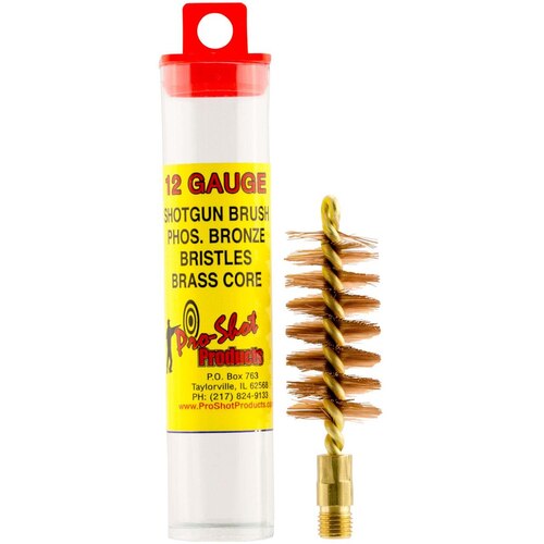 Pro-Shot 12 GA Shotgun Bronze Bore Brush - PS12S