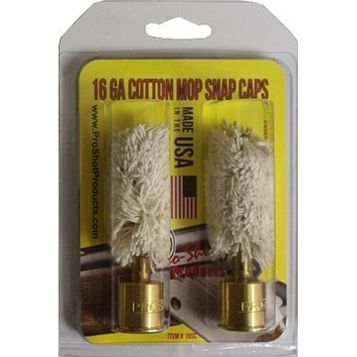 Pro Shot Wool Mop 16 Gauge Snap Caps - PS16SC
