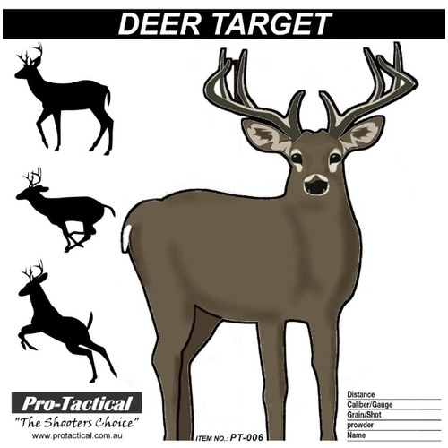 Max-Target Deer Paper Targets 20 Pack - PT-006
