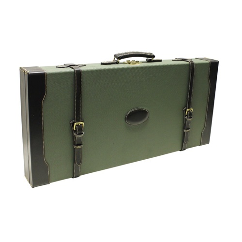 Max-Guard Executive Lockable Take-Down Rifle Case Canvas & Leather - PT-HH309CA