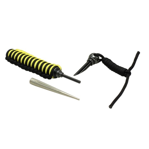 Max-Hunter Paracord Outdoor Knife Sharpener & Flint Utility Tool - PT-KSFS