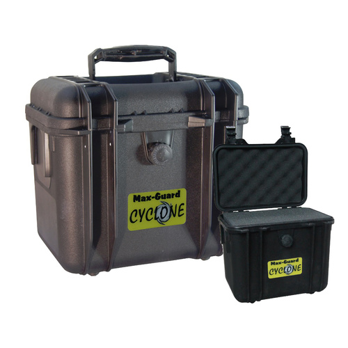 Max-Guard Cyclone Series Top Load Pistol Hard Case - 28.5cm x 22.5cm x 26.5cm - PTHPC004