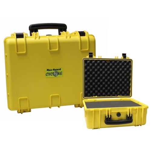 Max-Guard Cyclone Series Utility Hard Case - Yellow - 47.5cm x 41.5cm x 21.5cm - PTHPC006-Y