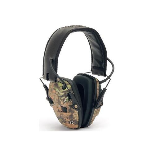 HoneyWell Howard Leight Impact Sport Sound Amplification Electronic Earmuff, Camo - R-10530