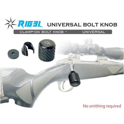 RIG3L Bolt Knob - Universal - Black 18mm to 22mm - R3-RBKUNI