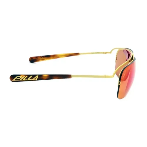 Pilla Raptor Straight Blade Frame - Gold with Havana Tortoise Tips ACETATE  - RAP-SBF-GOLD
