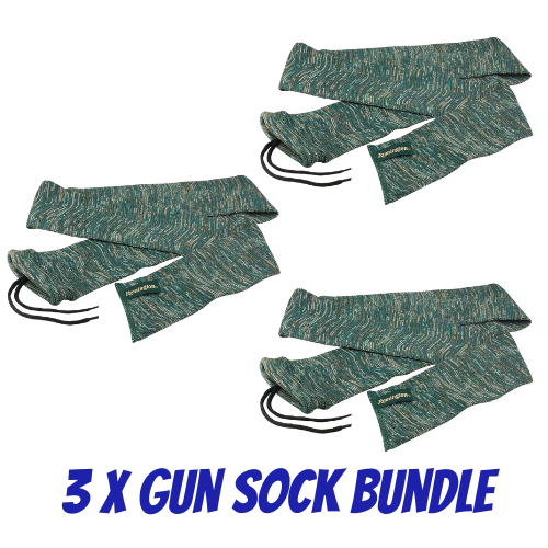 Remington Rifle/Shotgun Silicone Treated Gun Sock 52" - 3 Pack - 18494