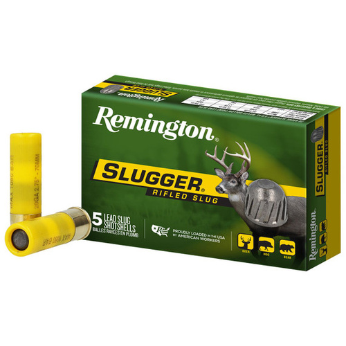 Remington Slugger 20 Gauge Rifled Slug 2-3/4" 5/8oz Shotshells 5 Pack - SP20RS