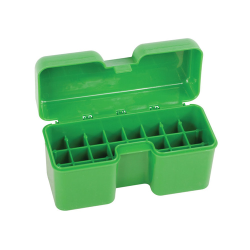 MTM Flip-Top Ammo Box 7mm Winchester Short Magnum (WSM), 300 Winchester Short Magnum (WSM), 45-70 Government 22 Round RF22-SM-10 [Colour: Green]