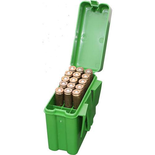 MTM Rifle Ammo Boxes - 20 Round Belt Clip Carrier 270 Winchester 30-06 25-06 RL-20-10