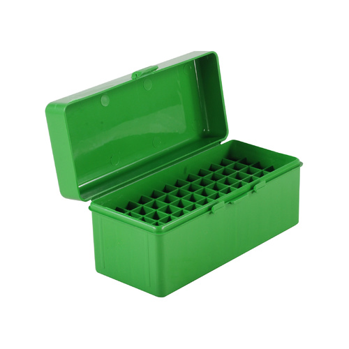 MTM Rifle Ammo Box - 60 Round Flip-Top 270 Win 30-06 25-06 - Green RL-60-10