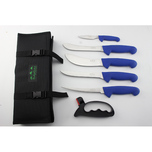 Ridgeline Knife 6 Piece Fishing Roll - RLAKNF6PCROL