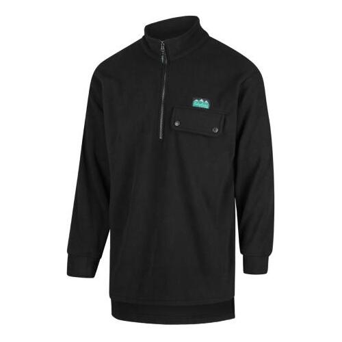Ridgeline Premium Workmans Zip Bushshirt Black M  - RLCBZB2