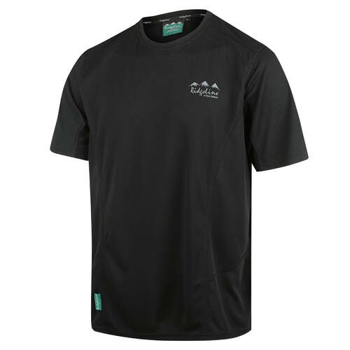 Ridgeline Mens Whanau Tee Black XL   - RLCTSWB4