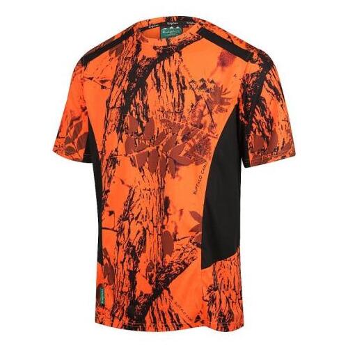 Ridgeline Mens Whanau Tee Blaze Camo/Black M  - RLCTSWZXB2