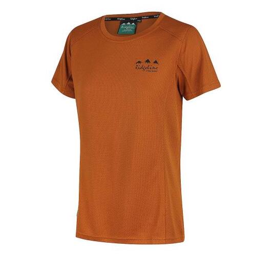 Ridgeline Womens Whanau Tee Rust XS   - RLLTSWRT0