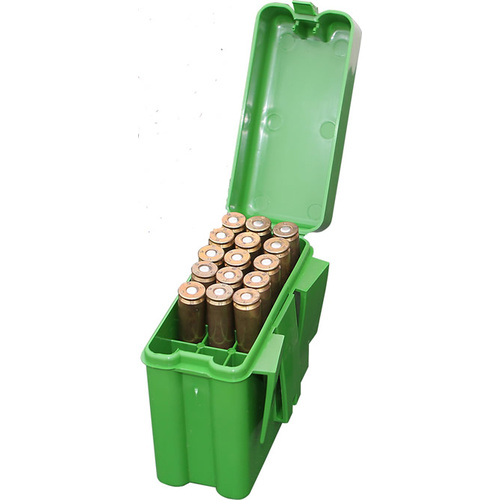 MTM Rifle Ammo Boxes - 20 Round Belt Clip Carrier 223 Rem RS-20-10