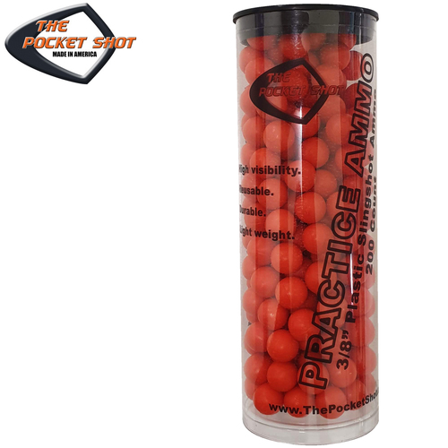 Orange Plastic Ammo 200 Pack - S-0741