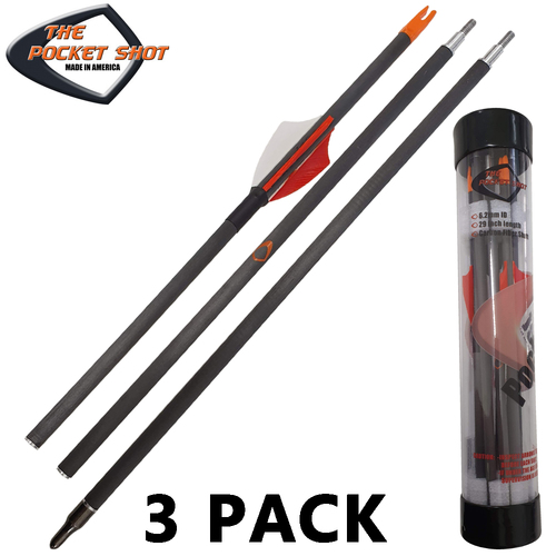 Pocket Shot 3 Piece Take Down Arrows (3 Pack) S-0750