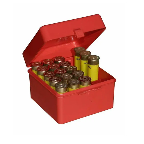 MTM Shotshell Box 25 Round Original Flip-Top 20 Gauge up to 3" - Red S-25-20-30